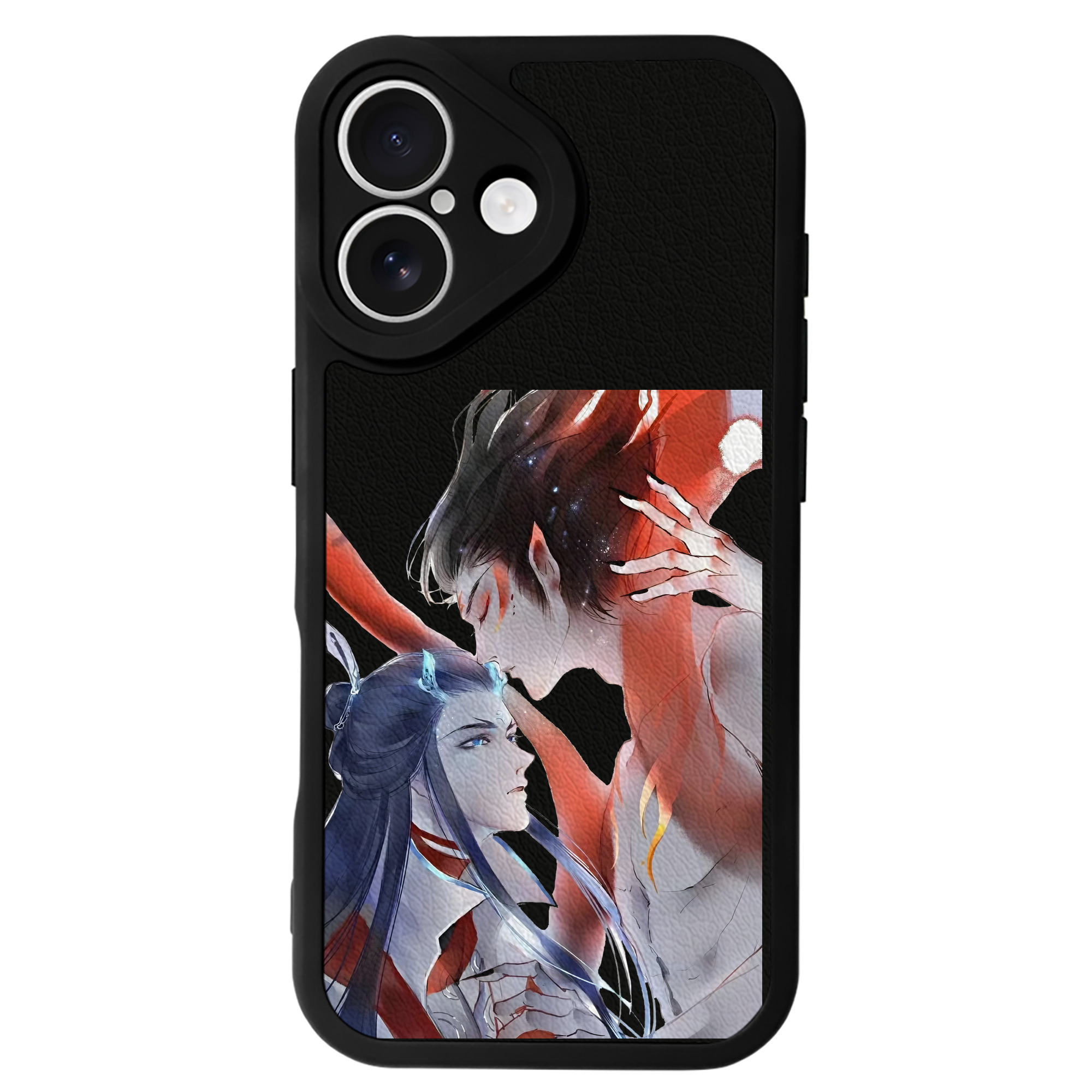 （画像用） Ne Zha 2 ナタ 魔童の大暴れ 【iPhone 16シリーズ対応】シリコンスマホケース（レザー調） 材質：シリコン